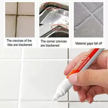 Tile Marker Pen Paint Brushes Seam Repair Art Supplies Painting Color Markers Drawing Bathroom Decontamination Penis White Brush