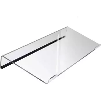 Tilted Computer Keyboard Holder Ergonomic Design Keyboard Tray Acrylic Keyboard Stand Office Desk Include anti slip strips