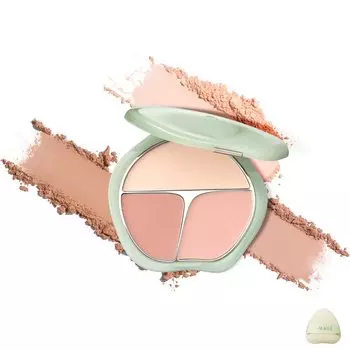 TIMAGE Щеки фиолетовые с пуховкой 13 г Щеки популярные абрикосовые (03 серия)