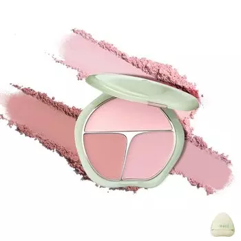 TIMAGE Щеки фиолетовые с пуховкой 13 г Щеки Популярные (02 Розовый)