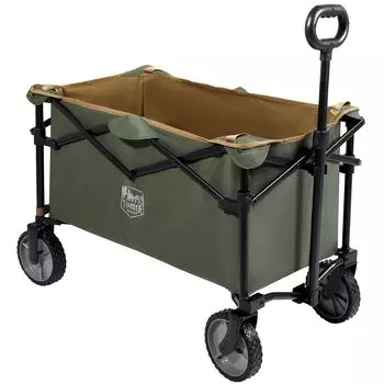 TIMBER RIDGE Carry Carry Wagon Уличная тележка Складная Большая вместимость 147 л Запатентованная компактная конструкция Легкая конвергентная вездеходная отдельно стоящая