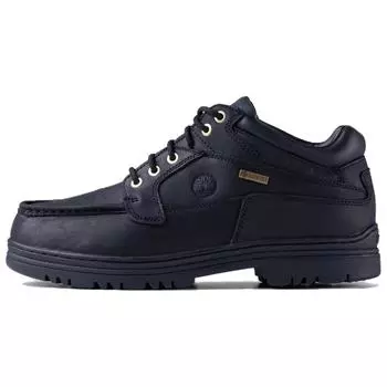 Timberland 3-Eye Lug Gtx Лоферы Светло-бежевая Натуральная кожа Классическая Удобная Нескользящая Прочная Низкий верх Повседневная Обувь Мужская Обувь Черная A2JU5-W02 41.5