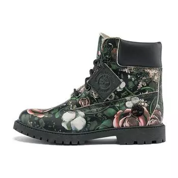 Timberland 6-дюймовые повседневные водонепроницаемые кожаные короткие ботинки Martin с цветочным принтом женские ботинки A2M7GW 37
