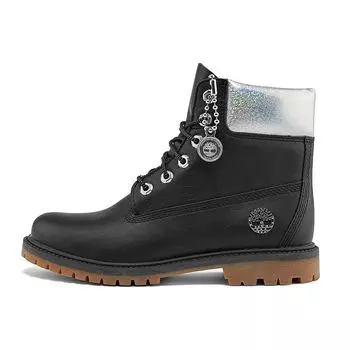 Timberland 6-дюймовые повседневные водонепроницаемые высокие ботинки Martin женские черные A2M8GW 36
