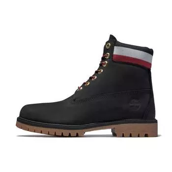 Timberland 6-дюймовые удобные прочные короткие ботинки Мартин мужские ботинки Черный Красный A2GZ9001 41