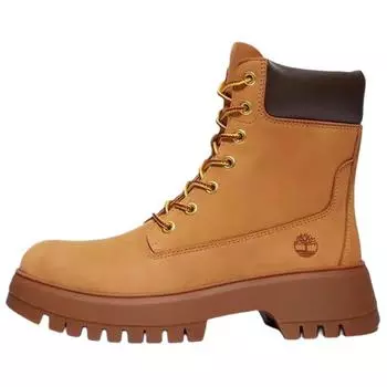 Timberland 6 Inch Waterproof Comfortable Versatile Short Martin Boots Women boots Wheat-Brown A6GCF754 37.5