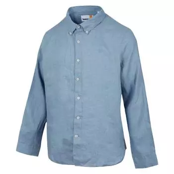 Timberland Af Linen Casual Fashion Polo Comfortable Long Sleeve Shirt Men shirts A69FY-758 S