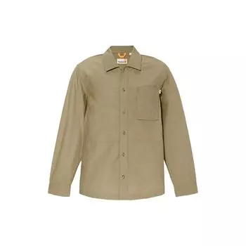 Timberland Af Tfo Dwr Utility Overshirt однотонная повседневная рубашка с длинным рукавом мужские рубашки милитари-зеленый A5QRZ-590 S