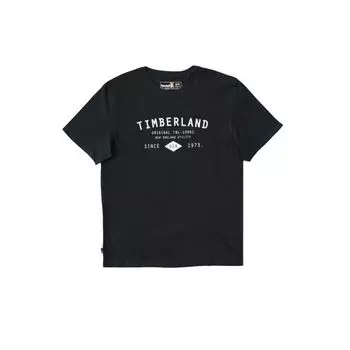 Timberland Af Tfo Ss Workwear Label Outdoor Fashion Simple Versatile Short Sleeve T-Shirt Men Tops Black A2958-001 M