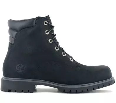 Timberland Alburn 6-Inch Boot WP - Водонепроницаемые - Мужские зимние ботинки Обувь Кожаные черные TB06939R ORIGINAL Boots EU 45 US 11 чёрный