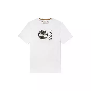 Timberland American Vintage Casual Sports Printed Breathable Round Neck Short Sleeve T-Shirt Men T-Shirts White A4352-100 L