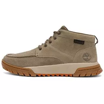 Timberland Амортизирующие нескользящие функциональные кроссовки среднего размера для активного отдыха, мужские туфли, средне-серые A423KM 43.5