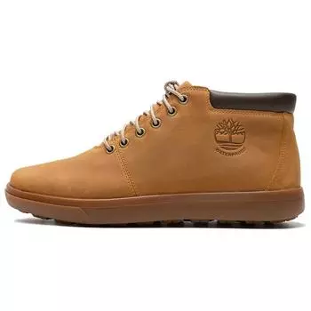 Timberland Ashwood Park водонепроницаемая кожаная обувь Chukka повседневная удобная амортизирующая прочная функциональная обувь среднего размера для активного отдыха мужская обувь пшеничного цвета A2DSCM231 43