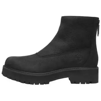 Timberland Белые ботинки Mountaineering X на молнии, мягкие, удобные, с круглым носком, короткие, унисекс, черные A6EZ1 43.5