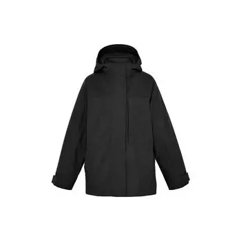 Timberland Benton Solid Color Outdoor Водонепроницаемая теплая флисовая подкладка 3-в-1 куртка женские куртки черные A6HCH-001 S