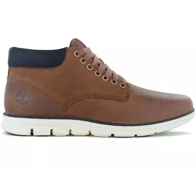 Timberland Bradstreet Mid Chukka - Мужская обувь Кроссовки кожаные коричневые TB0A13EE ORIGINAL Boots EU 43 US 9 коричневый