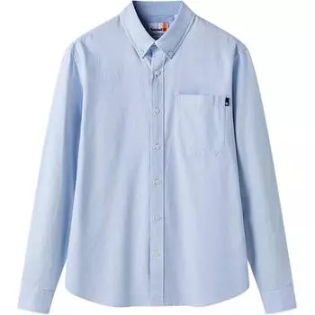 Timberland Breathable Outdoor Fashion Long Sleeve Shirt Men shirts Sky-Blue A6AWM-B02 M