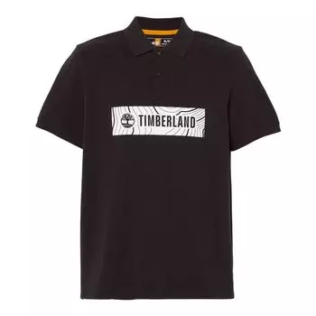 Timberland Casual Fashion Simple Short Sleeve Polo Shirt Men tops Black A5QWZ-001 M