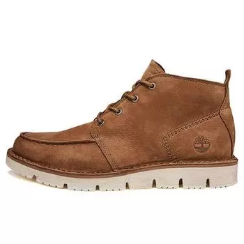 Timberland Чукка бизнес-повседневные кожаные туфли средней высоты женские туфли коричневые A2QWX 40