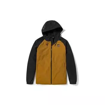 Timberland Color Block Hooded Jacket Men Outerwear Wheat A2CEF-P56 XS