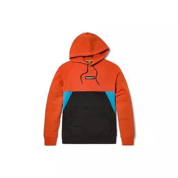 Timberland Color Block Spliced Casual Pullover Hoodie Men hoodies Burnt-Umber A6119-CN4 S