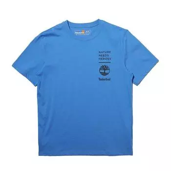Timberland Comfortable Breathable Casual Round Neck Short Sleeve T-Shirt Men Tops Blue A6RN1-DJ2 XL