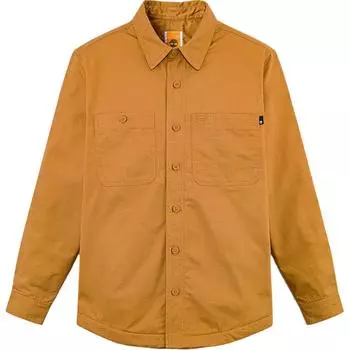 Timberland Comfortable Solid Color Outdoor Multi-Pocket Long Sleeve Shirt Men shirts Wheat A5MB2-P47 M
