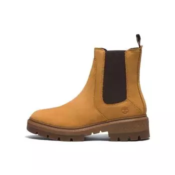 Timberland Cortina Valley Удобные нескользящие короткие уличные ботинки женские светло-коричневые A5VAG231 38