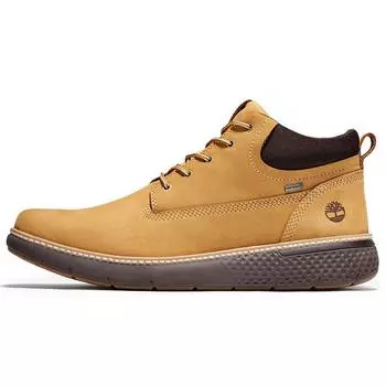 Timberland Cross Mark двухслойные кожаные замшевые теплые водонепроницаемые прочные ботильоны для отдыха на природе мужские ботинки пшеничного цвета A1TQA231 43.5