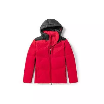 Timberland Цветные блоки теплая спортивная куртка с капюшоном мужская верхняя одежда черный красный A2G9G-CA9 M