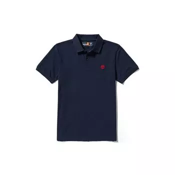 Мужская рубашка-поло Timberland Outdoor Breathable с коротким рукавом, темно-синий A42BU-433 M