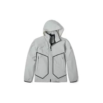 Timberland Дышащая складная куртка с капюшоном Мужские куртки Бело-песочные A24M3-BH7 M