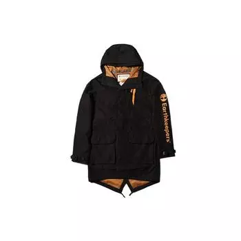 Timberland Ecoriginal EK+ Fishtail Parka Водонепроницаемая парка с капюшоном Мужская верхняя одежда Черный A2CEC-001 L