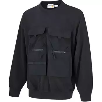 Timberland Edia Utility Crew Neck Comfortable Sports Sweatshirt Unisex Sweatshirt Black A664F-001 S