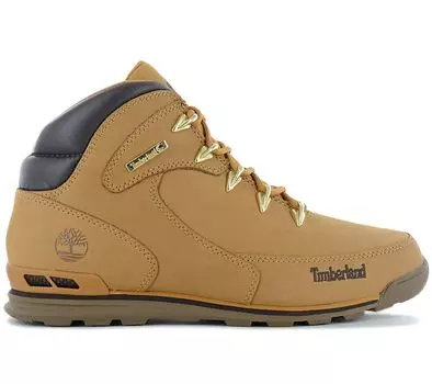Timberland Euro Rock Mid Hiker - Мужская зимняя обувь Ботинки кожаные пшеничные TB06164R ORIGINAL Boots EU 45 US 11 коричневый