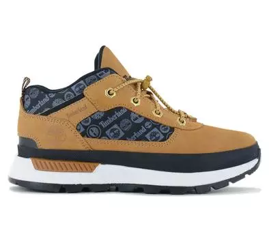 TIMBERLAND Field Trekker Low - Детская обувь Ботинки кожаные пшеничные TB0A5ZWB ORIGINAL EU 35 коричневый
