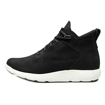 Timberland Flyroam Mesh Удобные прочные сбалансированные легкие теплые повседневные туфли средней высоты Женская повседневная обувь черного цвета A1S1V 38.5
