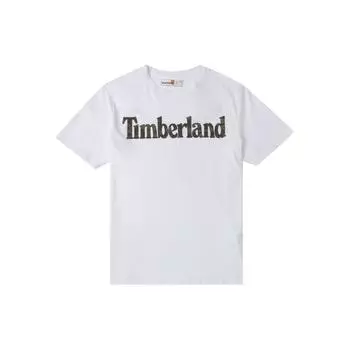 Timberland Футболка мужская свободная с коротким рукавом для улицы, белая A2Q72100 XS