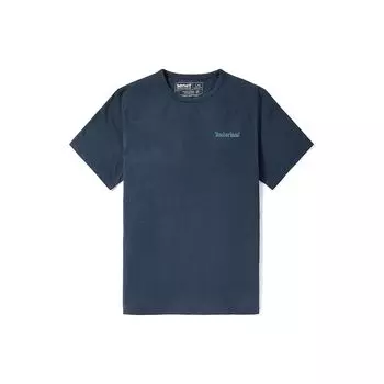 Timberland Футболка с коротким рукавом и круглым вырезом, мужские топы, темно-сапфирово-синие A2B78433 XS