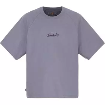 Timberland Футболка с круглым вырезом, свободного кроя, модная, приятная к коже, с коротким рукавом, мужская, футболки, метеорит A6DGS-EOM S