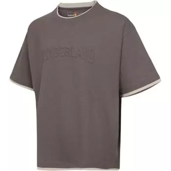 Timberland Футболка Ss25 с круглым вырезом, спортивная, удобная, с коротким рукавом, мужские топы A5RN8-BK0 S