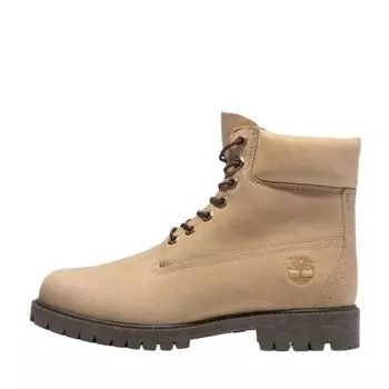 Timberland Heritage Series Leather Waterproof Shock Absorbing Versatile Comfortable Mid-Calf Outdoor Boots Men boots Beige A41MWEN6 43.5