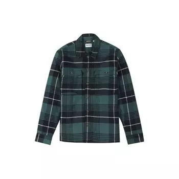 Timberland Клетчатая теплая фланелевая рубашка куртка мужская куртка зеленая A44CC-V40 S