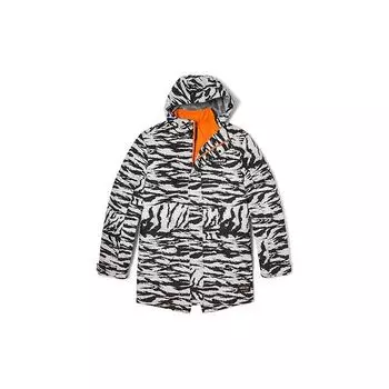 Timberland Коллекция «Год тигра» Новогоднее издание, куртка-тройка средней длины с капюшоном и принтом тигра, унисекс, A5P6Z-CV4 M