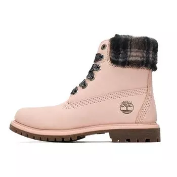Timberland Кожаные короткие ботинки Martin женские сапоги светло-розовые A2MB3662 36