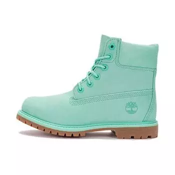 Timberland Кожаные прочные амортизирующие удобные универсальные водонепроницаемые короткие ботинки женские светло-зеленые A412B 37