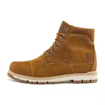 Timberland кожаные прочные повседневные водонепроницаемые короткие ботинки мужские коричневые A2GNJ231 43