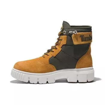 Timberland кожаные прочные удобные универсальные высокие ботинки для отдыха на природе мужские ботинки пшеничного цвета A2KVY231 40