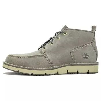 Timberland кожаные прочные увеличивающие рост нескользящие ботильоны мужские уличные ботинки серые A5YF3W 43