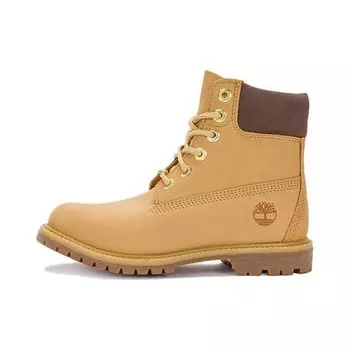Timberland Кожаные теплые водонепроницаемые удобные универсальные короткие уличные ботинки женские светло-бежевые A2R3K 38.5